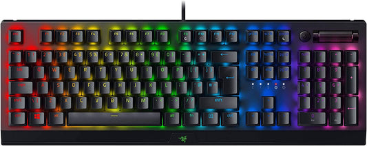 Razer BlackWidow V3 Green Switch USB QWERTY UK English Layout Keyboard Black