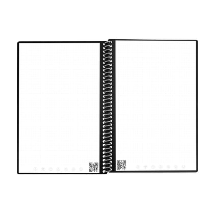 Rocketbook Fusion Executive A5 Reusable Smart Notebook 42 Multi-Format Style Pages Black 505468