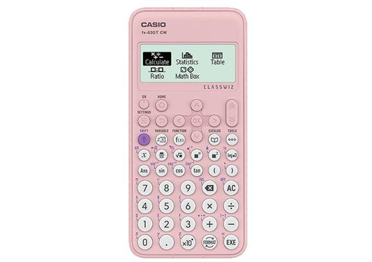 Casio Classwiz Scientific Calculator Pink  FX-83GTCW-PK-W-UT