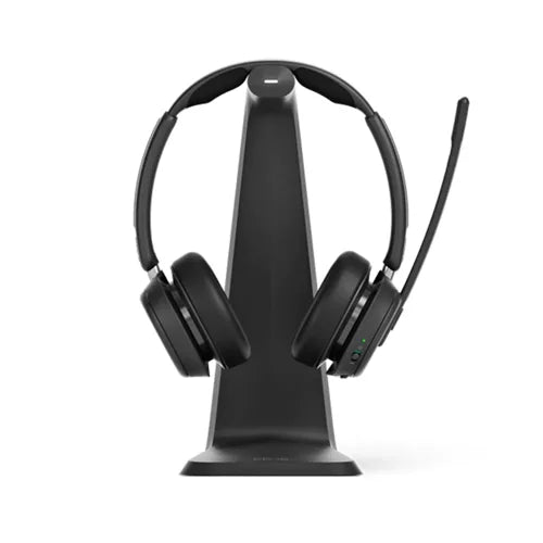 Epos Impact 1061T ANC Wireless Binaural On Ear Headset Bluetooth with Charging Stand 1001171