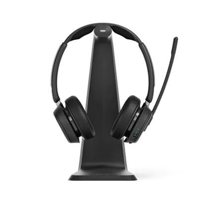 Epos Impact 1061T ANC Wireless Binaural On Ear Headset Bluetooth with Charging Stand 1001171