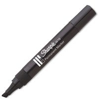 Sharpie W10 Permanent Marker Chisel Tip 1.5-5mm Line Black (Pack 12) - S0192654