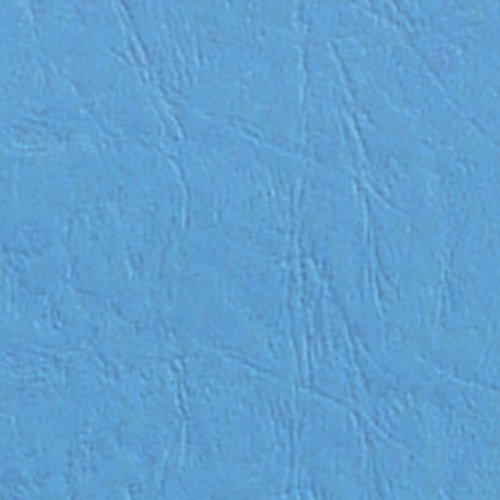 GBC LeatherGrain A4 Binding Cover with Window 250gsm Blue (Pack of 50) 46735E