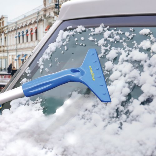 Goodyear 2-in-1 Telescopic Handle Ice Scraper and Snow Brush 905529