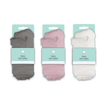 Forever Beautiful Towel Hair Turban Assorted Pack of 24 PER7905
