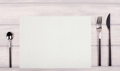 Exacompta Cogir Placemats 300x400mm Embossed Paper White (Pack of 500) 354051I