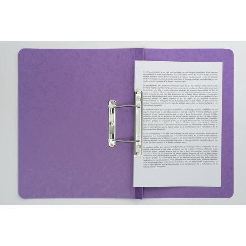 Exacompta Europa Spiral Files Foolscap Lilac (Pack of 25) 3004