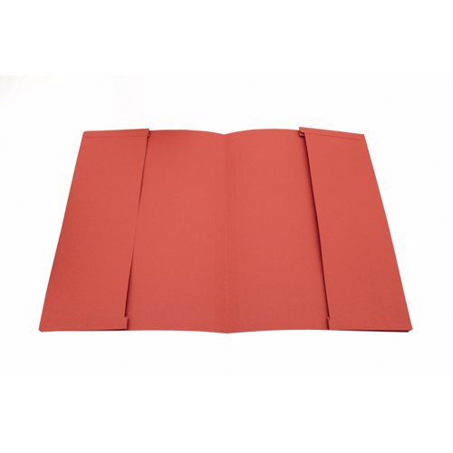 Exacompta Guildhall Double Pocket Wallet 315gsm Red A4/Foolscap (Pack of 25) 218-REDZ