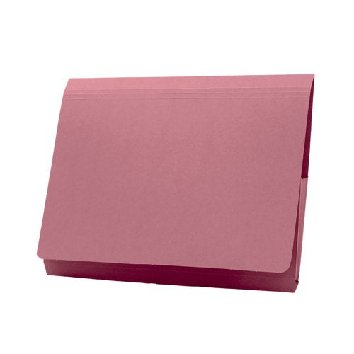 Exacompta Guildhall Brief Size Pocket Wallet 14x10in Pink (Pack of 50) PW3-PNK