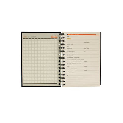 Rhodia Black A5 Wirebound Business Book (Pack of 3) 119233C