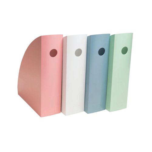 Exacompta Autentik Magazine Files A4+ Assorted (Pack of 4) 182303SETD