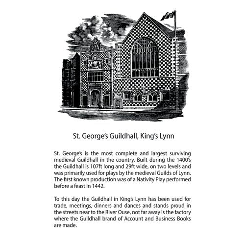 Exacompta Guildhall Account Book 80 Pages 6 Cash Columns 31/6 1018