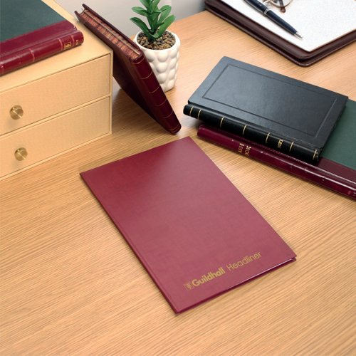 Exacompta Guildhall 298x203mm Headliner Book 80 Pages 38/14 1151