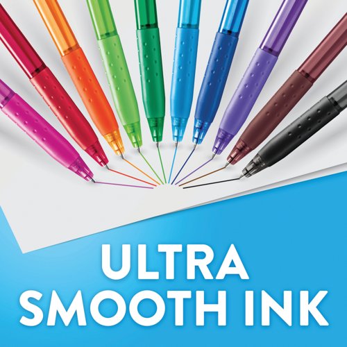 PaperMate Inkjoy 300Rt Ballpoint Medium 1.0mm Tip Assorted (Pack of 24) 2223899