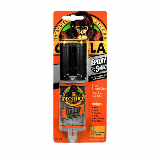 Gorilla Epoxy Glue 25ml Resealable Syringe