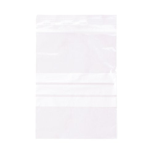 Write-On Minigrip Re-sealable Bag 89x114mm Clear (Pack of 1000) 11917