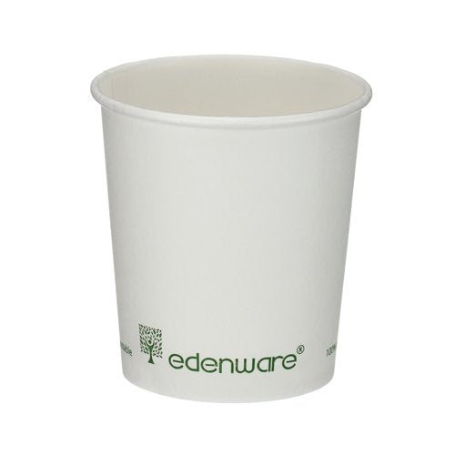 Go-Pak Single Wall Coffee Cup PLA Lined 4oz White (Pack of 1000) B01020