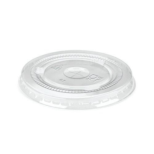 Go-Pak Straw Slot Cold Cup Lid Recyclable PET 9oz Clear (Pack of 1000) R11002