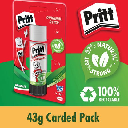 Pritt Stick Large 43g Glue Stick (12 Pack) 1456075