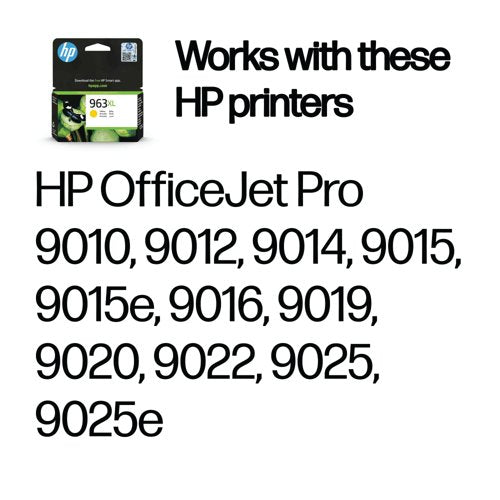 HP 963XL Original Ink Cartridge High Yield Yellow 3JA29AE
