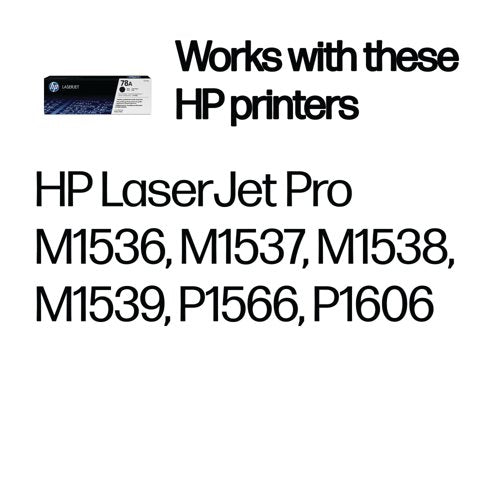 HP 78A Original LaserJet Toner Cartridge Black 2-pack CE278AD