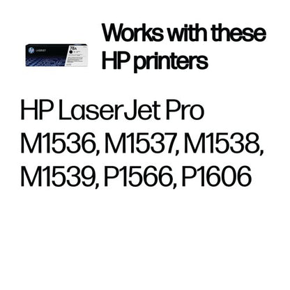 HP 78A Original LaserJet Toner Cartridge Black 2-pack CE278AD
