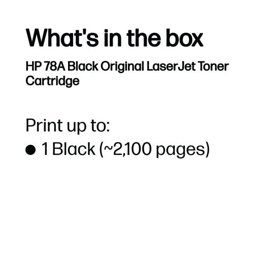 HP 78A Original LaserJet Toner Cartridge Black 2-pack CE278AD