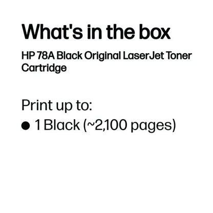 HP 78A Original LaserJet Toner Cartridge Black 2-pack CE278AD