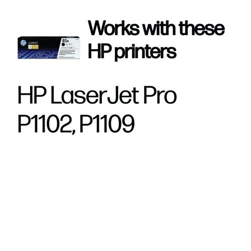 HP 85A Original LaserJet Toner Cartridge Black CE285A