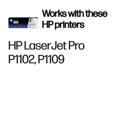 HP 85A Original LaserJet Toner Cartridge Black 2-pack CE285AD