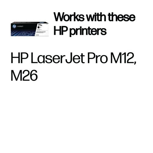 HP 79A Original LaserJet Toner Cartridge Black CF279A