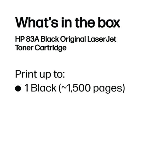 HP 83A Original LaserJet Toner Cartridge Black 2-pack CF283AD