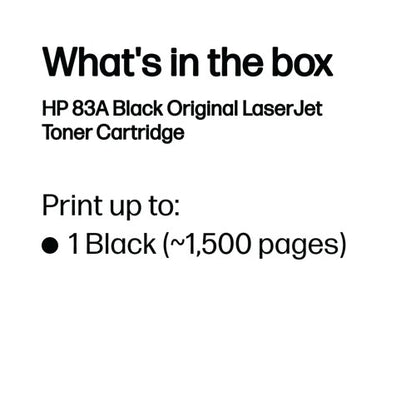 HP 83A Original LaserJet Toner Cartridge Black 2-pack CF283AD
