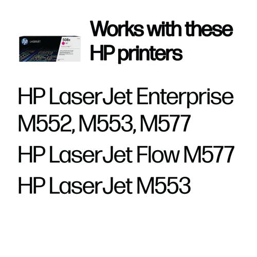 HP 508X Original LaserJet Toner Cartridge High Yield Magenta CF363X