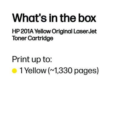 HP 201A Original LaserJet Toner Cartridge Yellow CF402A