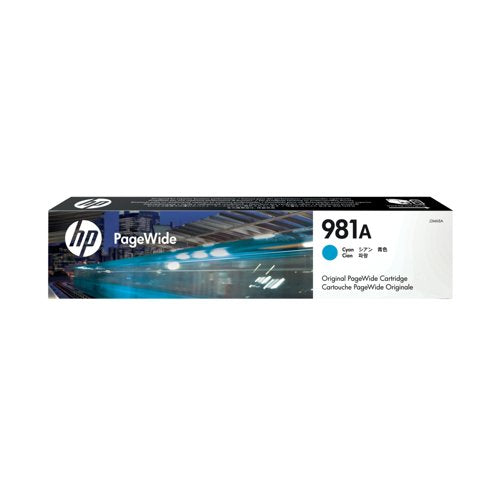 HP 981A Original PageWide Cartridge Cyan J3M68A
