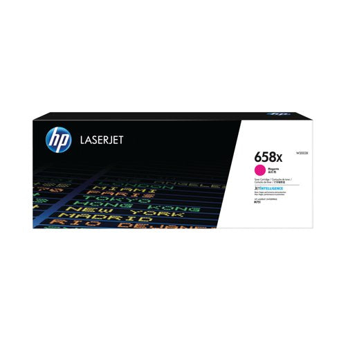 HP 658X Original LaserJet Toner Cartridge High Yield Magenta W2003X