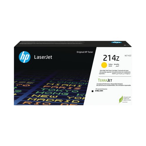 HP 214Z Original LaserJet Toner Cartridge Ultra High Yield Yellow W2142Z