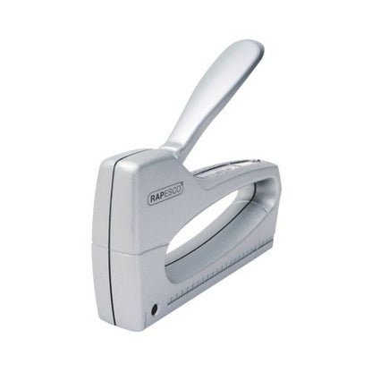Rapesco T8-ALU Heavy Duty Tacker with Staple Starter Pack Silver 0958