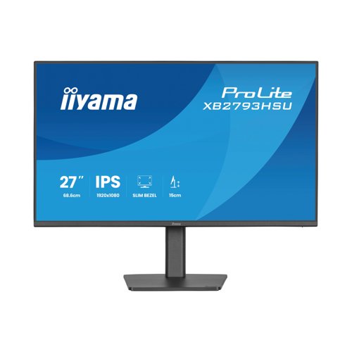 iiyama ProLite XB2793HSU-B1 27 inch Monitor IPS Full HD XB2793HSU-B1