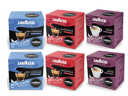 Lavazza A Modo Mio Eco Capsules Variety Pack - Favourites Set - 96 Capsules