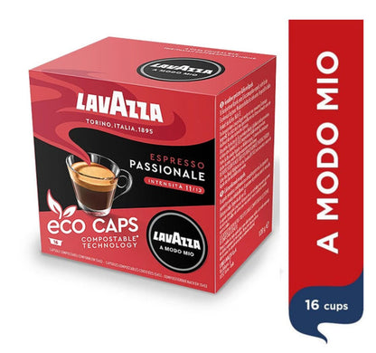 Lavazza A Modo Mio Eco Capsules Variety Pack - Favourites Set - 96 Capsules