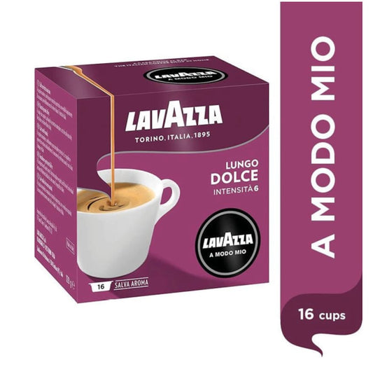 Lavazza A Modo Mio Lungo Dolce Eco Caps 16's - UK BUSINESS SUPPLIES