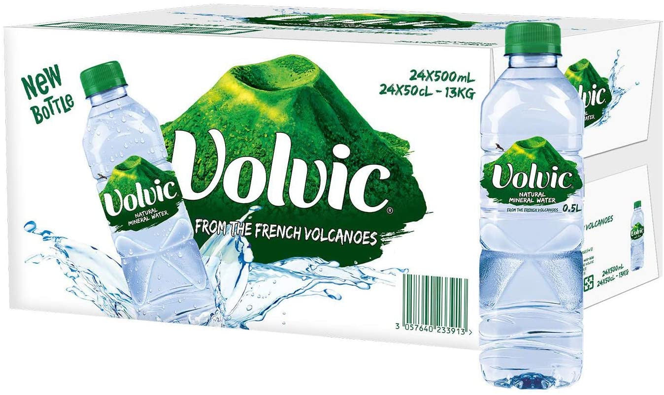 Volvic Mineral Water Still 24 x 500ml (Plastic Bottle) - UK BUSINESS SUPPLIES