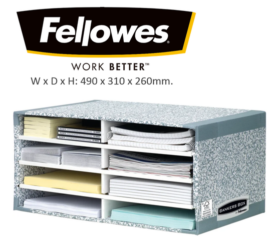 Fellowes R-Kive System Desktop Sorter 490x310x260mm Pack x 1