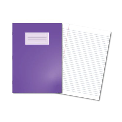 Hamelin Oxford Exercise Book 8mm Lined 80 Page A4 Purple (Pack of 50) 400136169