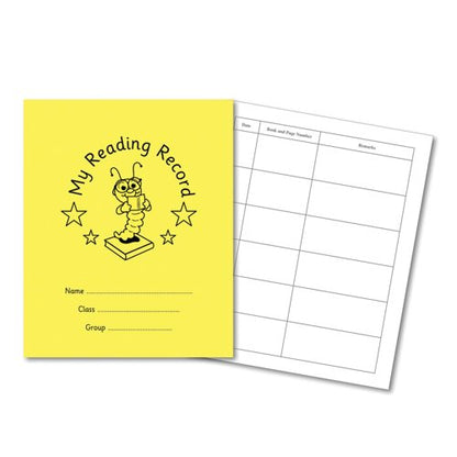 Hamelin Reading Record Book 40 Page 203x165mm Yellow (Pack of 100) 100102212