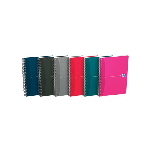 Oxford Card Cover Wirebound Notebook A5 Assorted (5 Pack) 100103741