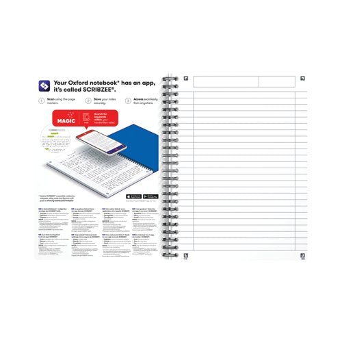 Oxford Card Cover Wirebound Notebook A5 Assorted (5 Pack) 100103741