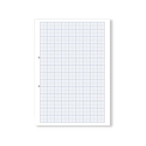 Hamelin Loose Leaf Graph Paper 20mm 1000 Page Punched 2 Hole A4 (Pack of 5) 100104521